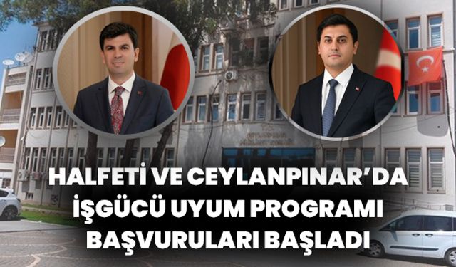 Halfeti ve Ceylanpınar'da İUP Personel Alımı Başvuruları Başladı