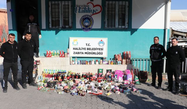 Haliliye Belediyesi, 2 Bin 630 Adet Tarihi Geçmiş Ürün İmha Etti