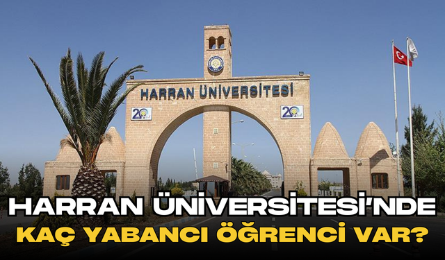 Şanlıurfa’da Kaç Yabancı Üniversiteli Var?