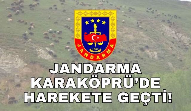 Jandarma Karaköprü’de Harekete Geçti!