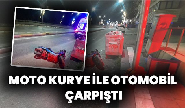 Şanlıurfa Haliliye’de Moto Kurye ile Otomobil Çarpıştı: 1 Yaralı