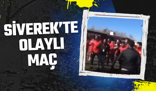 Siverek'teki Maçta Yumruklar Konuştu! Yaralılar Var