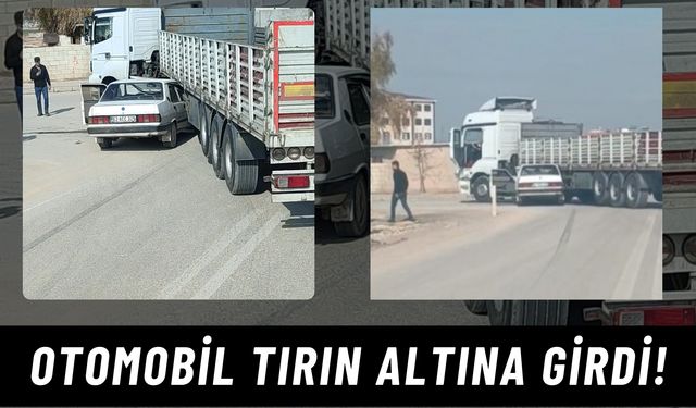 Şanlıurfa Suruç’ta Otomobil Tırın Altına Girdi