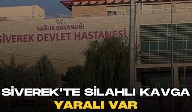 Siverek’te Silahlar Konuştu! Yaralı var