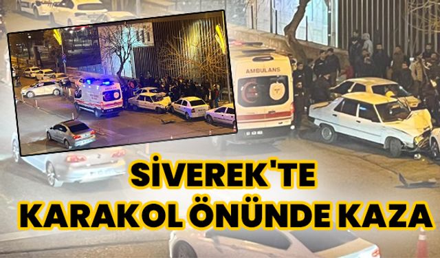 Şanlıurfa Siverek'te Karakol Önünde Kaza: 2 Yaralı