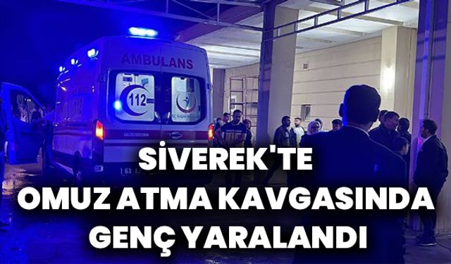 Şanlıurfa'da Omuz Atma Kavgasında Genç Yaralandı