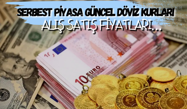 Serbest Piyasa Güncel Döviz Kurları Alış Satış Fiyatları…