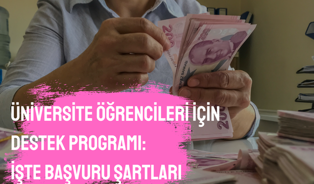 Üniversite Öğrencileri İçin Destek Programı: İşte Başvuru Şartları