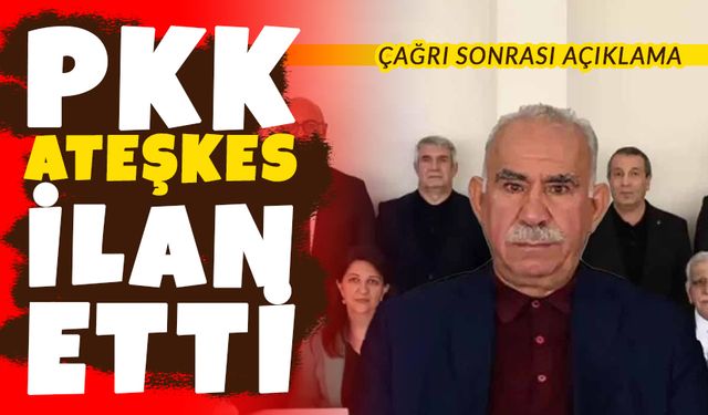 Terör örgütü PKK: Bugünden geçerli olmak üzere ateşkes ilan etti