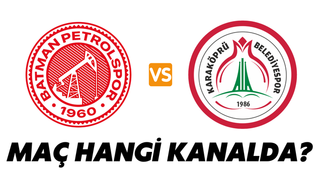 Batman Petrolspor-Karaköprü Belediyespor Maçı Hangi Kanalda?