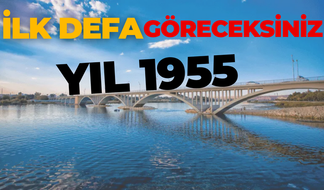 Yıl 1955: Şanlıurfa’da Tekne İle Karşıdan Karşıya Geçen İnsanlar