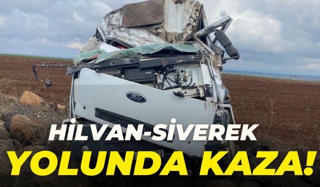 Hilvan-Siverek Yolunda Trafik Kazası: 1 Kişi Ağır Yaralandı!
