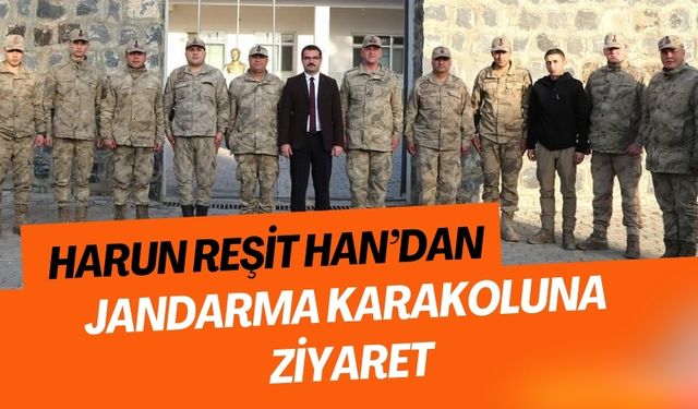 Harran Kaymakamı Harun Reşit Han’dan Jandarma Karakoluna Ziyaret