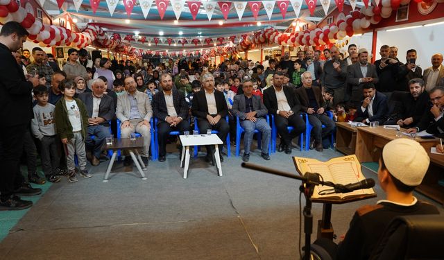 Kahta Belediyesi’nden Ramazan Çarşısı’nda Kur’an-ı Kerim Yarışması