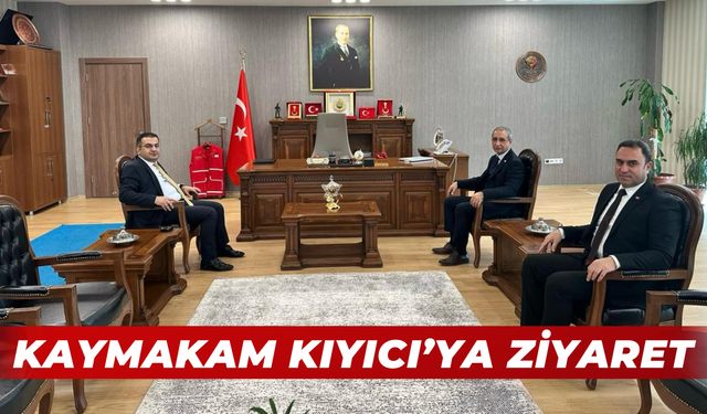 AK Parti Heyetinden Kaymakam Kıyıcı’ya Ziyaret
