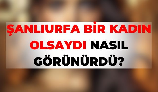 Şanlıurfa Bir Kadın Olsaydı Nasıl Görünürdü?