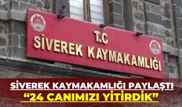 Siverek Kaymakamlığı’ndan Önemli Uyarı: “Yolun Sonu Bayram Olsun”