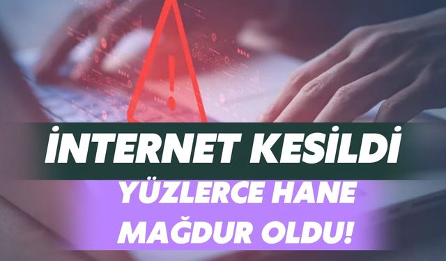 İnternet Kabloları Zarar Gördü, Şanlıurfa’da İnternet Kesildi