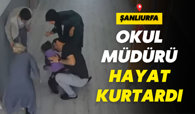 Şanlıurfa Ceylanpınar’da Okul Müdürü Hayat Kurtardı!