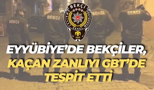 Eyyübiye’de Çarşı ve Mahalle Bekçileri Suçluyu Yakaladı