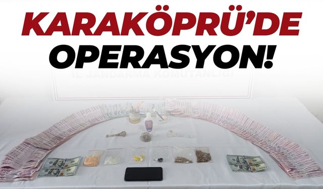Jandarma Ekiplerince Karaköprü’de Operasyon!