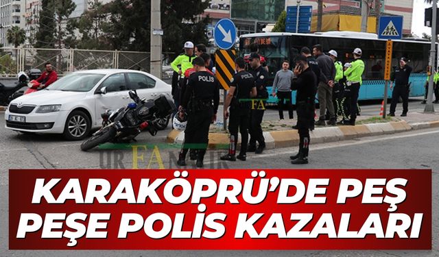 Polis Arkadaşlarını Ziyarete Giderken Kendileri De Kaza Yaptı!