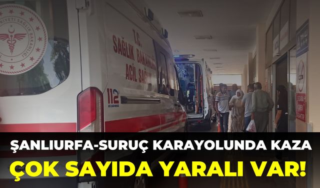 Şanlıurfa-Suruç Karayolunda Trafik Kazası: 3 Yaralı!