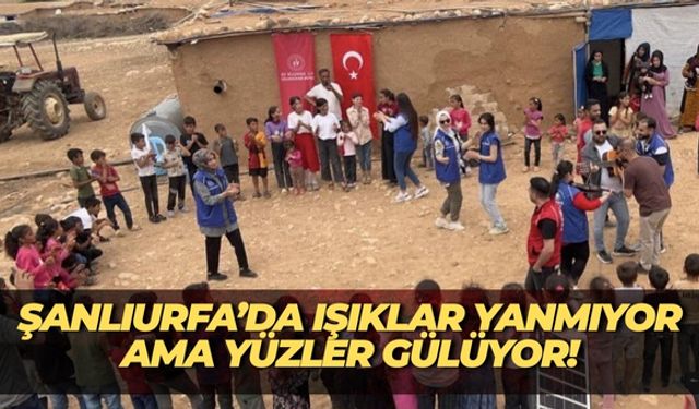 Şanlıurfa’da Elektriğin Olmadığı Köye Sevgi Götürdüler