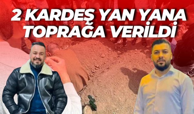 Şanlıurfa’da Silahlı Saldırıda Ölen 2 Kardeş Yan Yana Toprağa Verildi