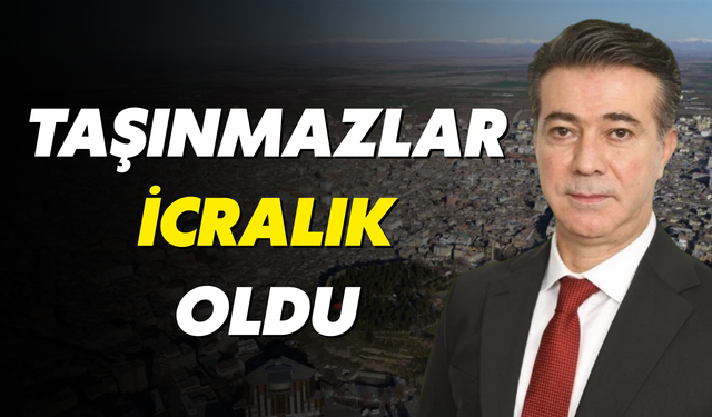 Siverek Belediyesi’nin Taşınmazları İcralık Oldu!