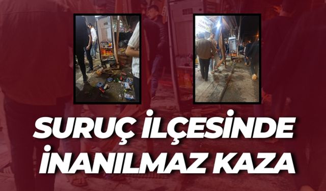 Şanlıurfa’nın Suruç İlçesinde İnanılmaz Kaza