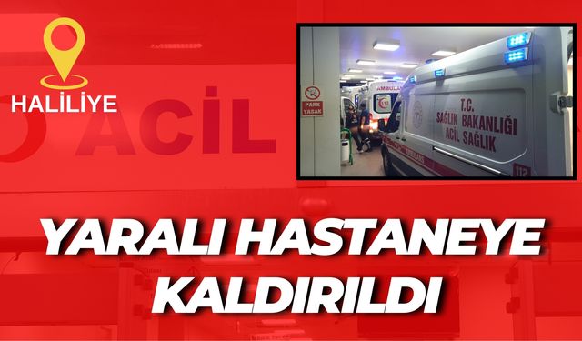 Şanlıurfa Haliliye’de Gece Saatlerinde Kaza: Yaralı Hastaneye Kaldırıldı