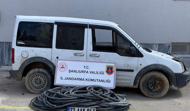 Şanlıurfa Birecik'te Kablo Hırsızlığı: JASAT Ekiplerinden Nokta Operasyon