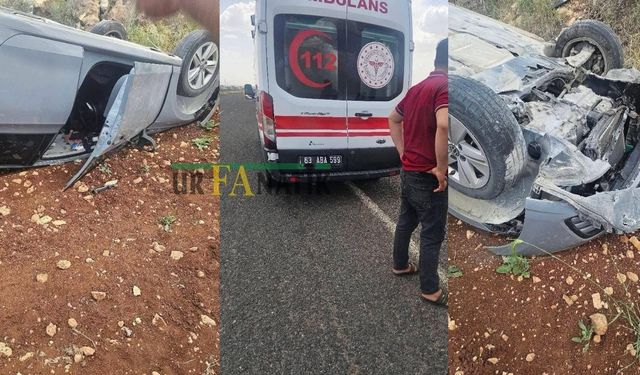 Bozova’da Otomobil Şarampole Yuvarlandı!