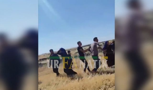 Şanlıurfa Siverek’teki Taşlı-Sopalı Kavga Anları Kamerada