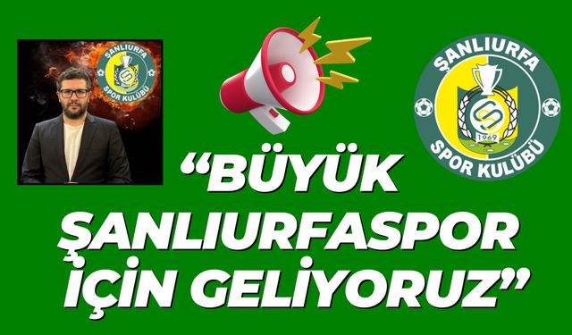 Müslüm Arıcı, Şanlıurfaspor İçin Kolları Sıvadı: Adaylığını Sosyal Medyadan Duyurdu