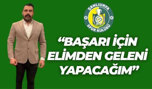 Şanlıurfaspor’da Asbaşkanlık Değişimi! Osman Fındık’tan İlk Açıklama Geldi