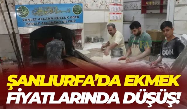 Şanlıurfa'da Fırıncılar Arasında Fiyat Savaşı Başladı! Fiyatlar Düştükçe Düşüyor