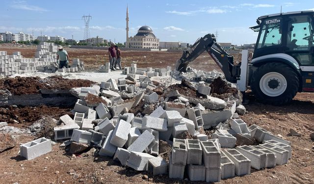 Şanlıurfa’da Kaçak Yapı Yıkıldı
