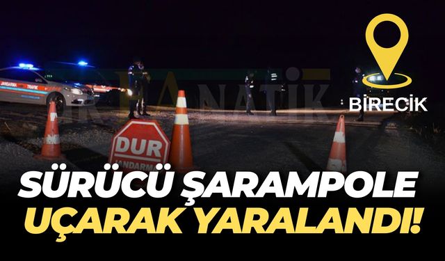 Şanlıurfa Birecik'te Otomobil Şarampole Uçtu: Sürücü Yaralandı