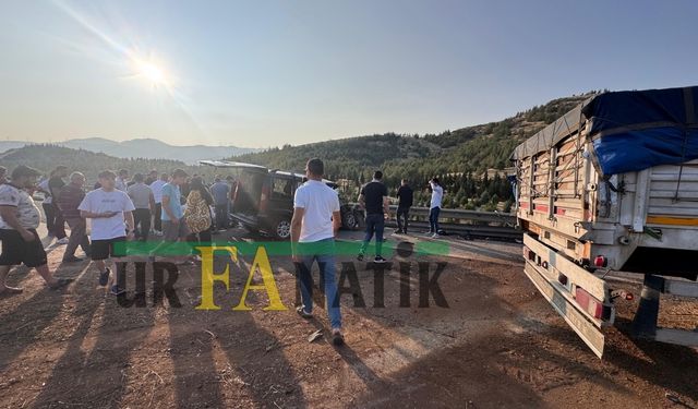 Bayram Öncesi Şanlıurfa Yolunda Feci Kaza!