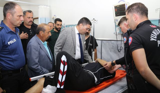 Kazada Yaralanan Yunus Polislerini Atilla Aksoy Ziyaret Etti