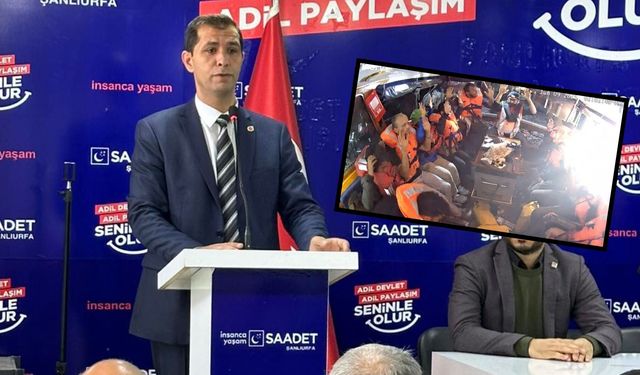 Saadet Partisi Şanlıurfa İl Başkanı Halil Yiğit'ten Madleen Gemisi Tepkisi