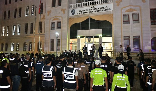 Vali Şıldak ve Emniyet Müdürü Aksoy, Siverek’te HUZUR-63 Uygulamasına Komuta Etti