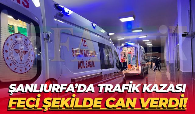 Şanlıurfa Haliliye'de Motosiklet Sürücüsü Kazada Can Verdi!