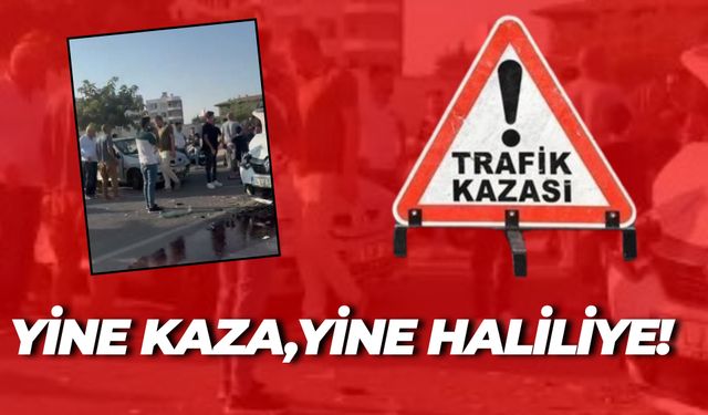 Kaza Üstüne Kaza! Haliliye’de İki Araç Birbirine Girdi