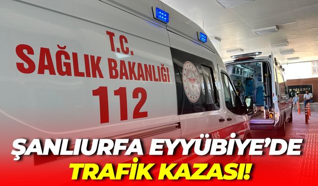 Şanlıurfa Eyyübiye’de İki Otomobil Çarpıştı: 1 Yaralı!