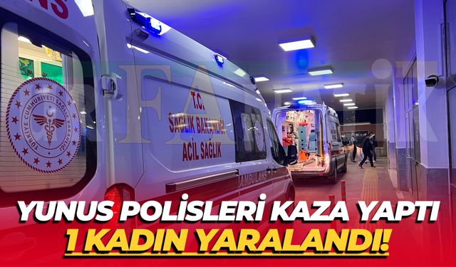 Şanlıurfa Haliliye’de Yunus Polislerinin Motosikleti Yayaya Çarptı: 1 Yaralı