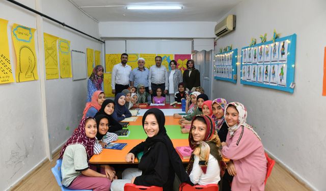 Şanlıurfa Valisi Hasan Şıldak Yaz Kur’an Kursunda Çocuklarla Buluştu