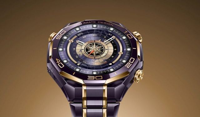 Huawei Watch Ultimate Design Royal Gold Fiyatı Ne Kadar? Altın Kaplamalı Model Dünya Genelinde Satışta